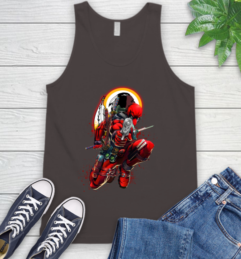 NFL Deadpool Marvel Comics Sports Football Washington Redskins Tank Top 7