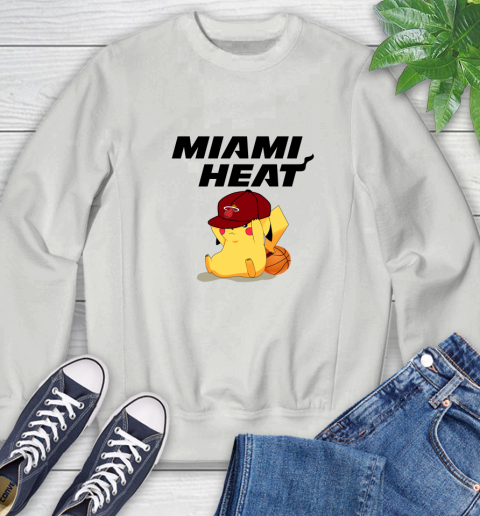 NBA Pikachu Basketball Sports Miami Heat Sweatshirt 5