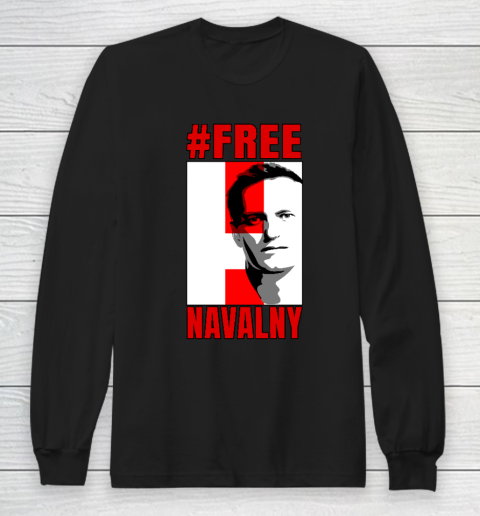 Free Navalny #Freenavalny Long Sleeve T-Shirt