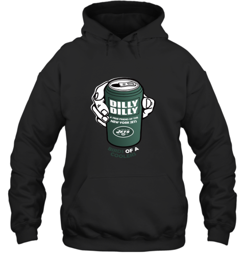 Bud Light Dilly Dilly! New York Jets Birds Of A Cooler Hoodie