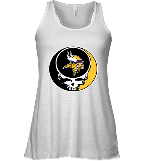 NFL Minnesota Vikings Grateful Dead Rock Band Football Sports Z8BzUXUyv3I flowy tank 32 95 151514 front white