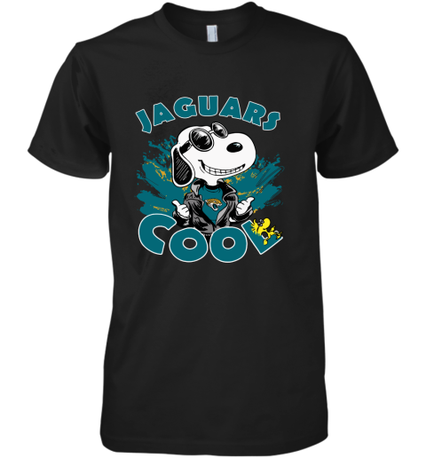 Jacksonville Jaguars Snoopy Joe Cool We're Awesome Premium Men's T-Shirt