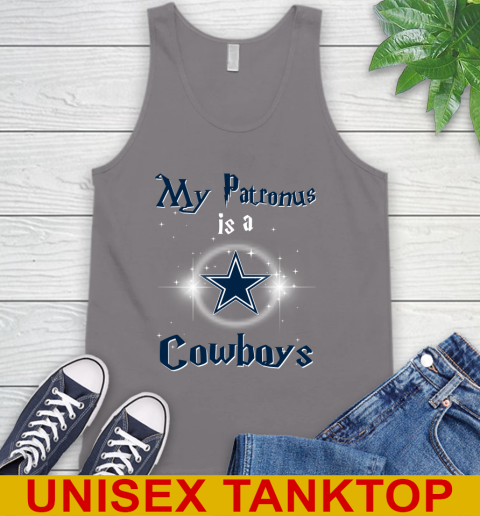 NFL Football Harry Potter My Patronus Is A Dallas Cowboys Tank Top 6