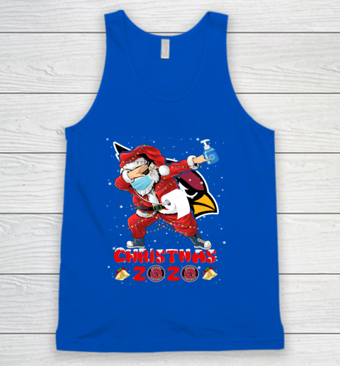 Arizona Cardinals Funny Santa Claus Dabbing Christmas 2020 NFL Tank Top 4