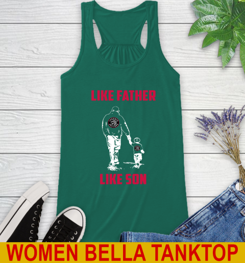Toronto Raptors NBA Basketball Like Father Like Son Sports Racerback Tank 5