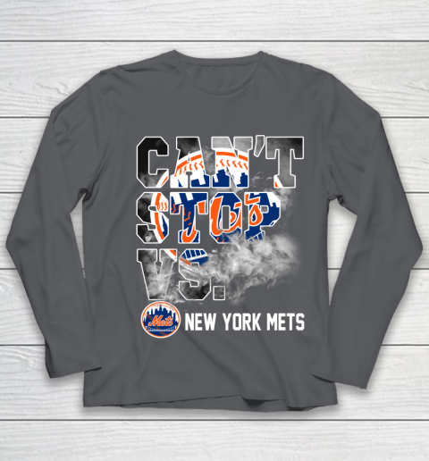 MLB New York Mets Baseball Can't Stop Vs Mets Youth Long Sleeve 6