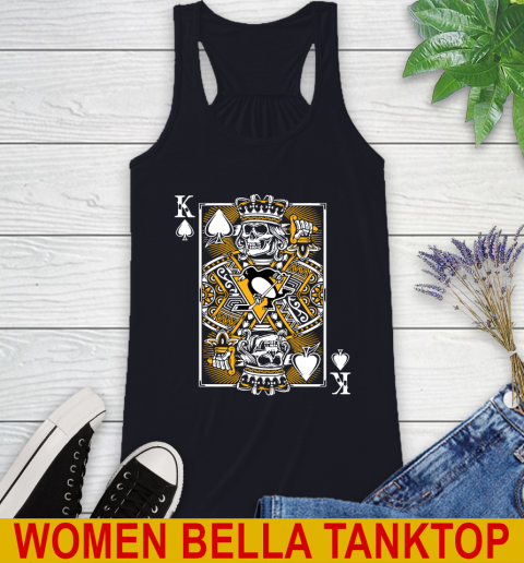 Pittsburgh Penguins NHL Hockey The King Of Spades Death Cards Shirt Racerback Tank 8