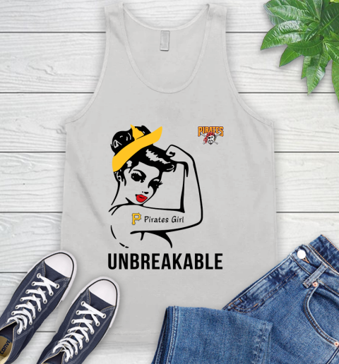 MLB Pittsburgh Pirates Girl Unbreakable Baseball Sports Tank Top