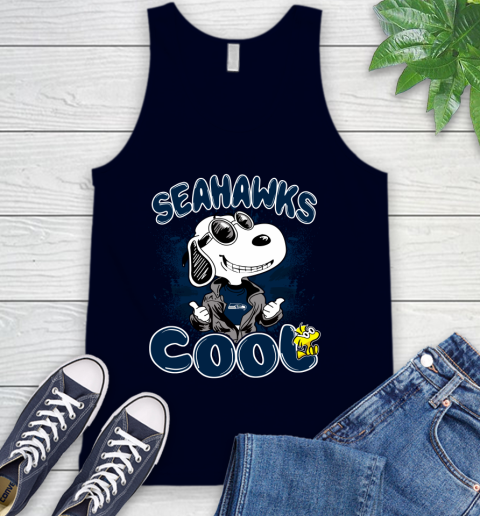 NFL Football Seattle Seahawks Cool Snoopy Shirt Tank Top 2