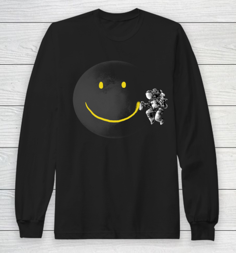 Funny Shirt Make a Smile Space Long Sleeve T-Shirt