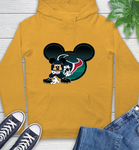 NFL Houston Texans Mickey Mouse Disney Football T Shirt Hoodie 3