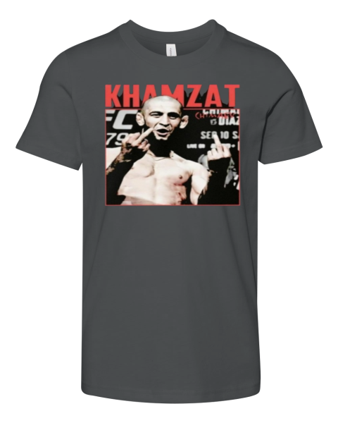 Khamzat Chimaev Middle Finger Premium Premium Youth T-shirt