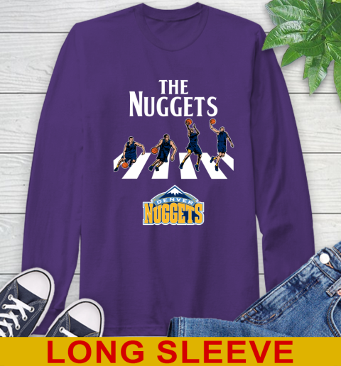 NBA Basketball Denver Nuggets The Beatles Rock Band Shirt Long Sleeve T-Shirt 5