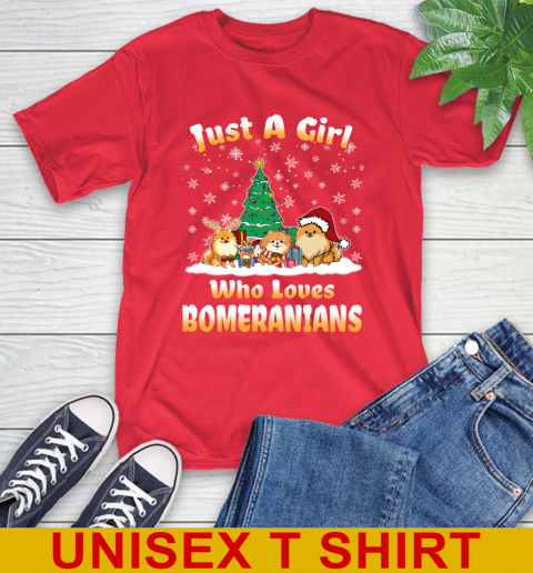 Christmas Just a girl who love pomeranians dog pet lover 12