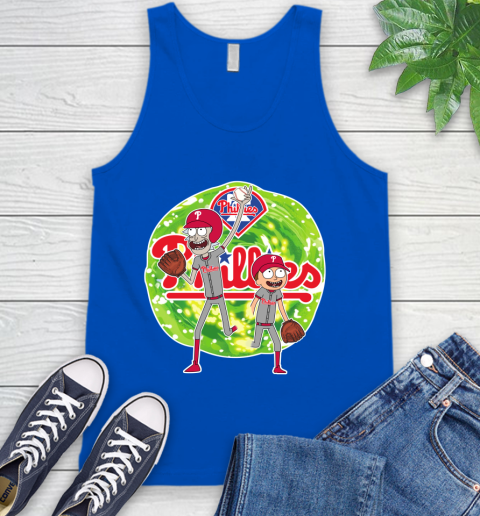 MLB Philadelphia Phillies Rick And Morty Baseball Sports Tank Top 5
