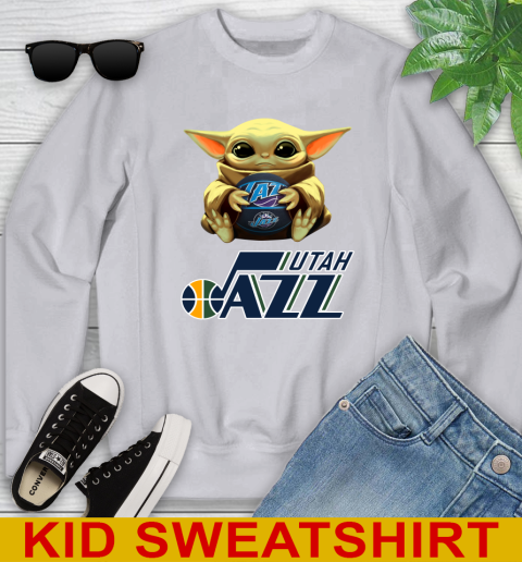 NBA Basketball Utah Jazz Star Wars Baby Yoda Shirt 116