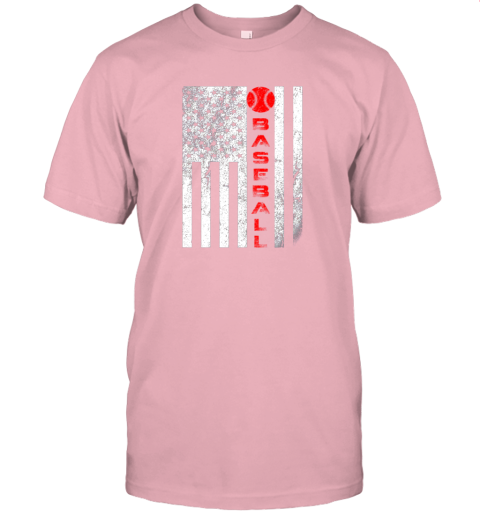 sxn0 usa red whitevintage american flag baseball gift jersey t shirt 60 front pink