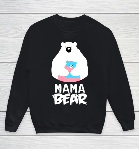 Mama Bear Transgender Shirt LGBT Pride Youth Sweatshirt