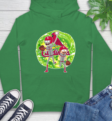 MLB St.Louis Cardinals Rick And Morty Baseball Sports Hoodie 8