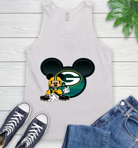 NFL Green Bay Packers Mickey Mouse Disney Football T Shirt Tank Top
