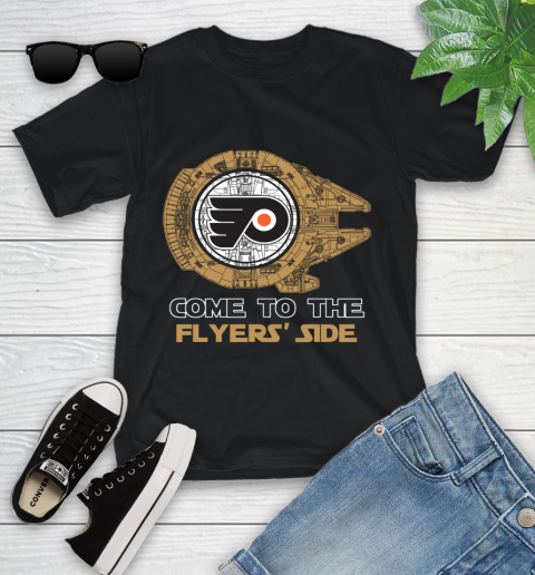 NHL Come To The Philadelphia Flyers Wars Hockey Sports Youth T-Shirt