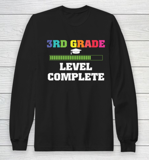 Back To School Shirt 3rd grade level complete Long Sleeve T-Shirt