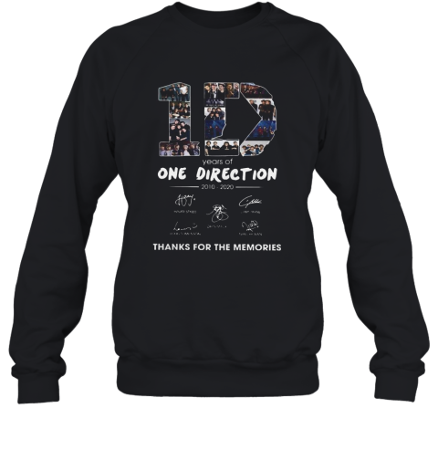 10 Years Of One Direction 2010 2020 Signatures Sweatshirt
