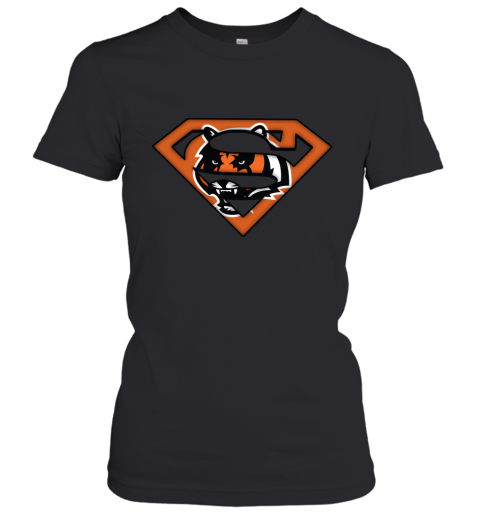 We Are Undefeatable The Cincinnati Bengals x Superman NFL Women's T-Shirt