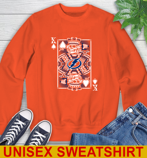 Tampa Bay Lightning NHL Hockey The King Of Spades Death Cards Shirt Sweatshirt 3