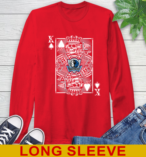 Dallas Mavericks NBA Basketball The King Of Spades Death Cards Shirt Long Sleeve T-Shirt 12
