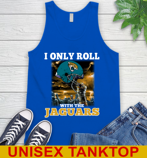 Jacksonville Jaguars NFL Football I Only Roll With My Team Sports Tank Top 4