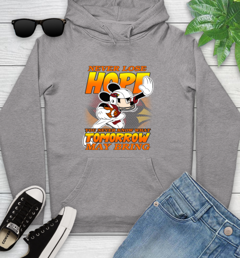 Atlanta Falcons NFL Football Mickey Disney Never Lose Hope (2) Youth Hoodie 6