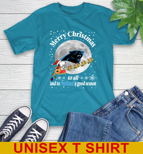 Carolina Panthers Merry Christmas To All And To Panthers A Good Season NFL Football Sports T-Shirt 9