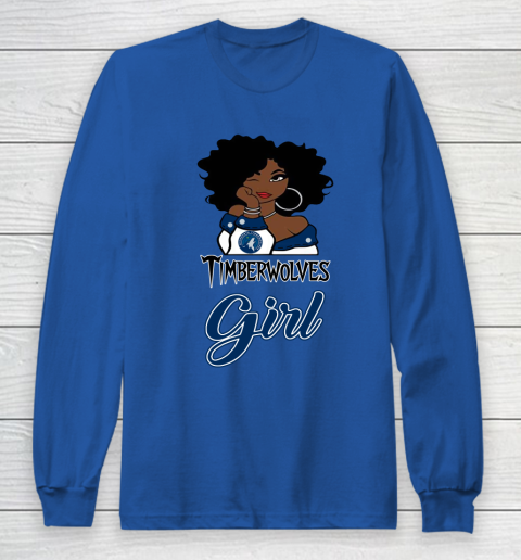 Minnesota Timberwolves Girl NBA Long Sleeve T-Shirt 9