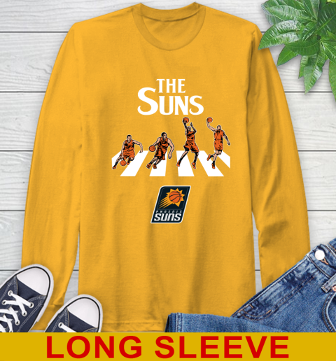 NBA Basketball Phoenix Suns The Beatles Rock Band Shirt Long Sleeve T-Shirt 2
