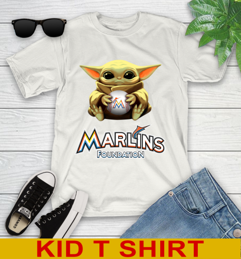 MLB Baseball Miami Marlins Star Wars Baby Yoda Shirt 101