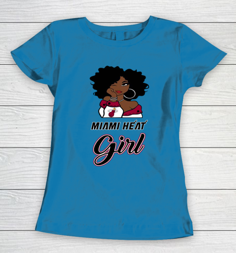 Miami Heat Girl NBA Women s T Shirt Tee For Sports
