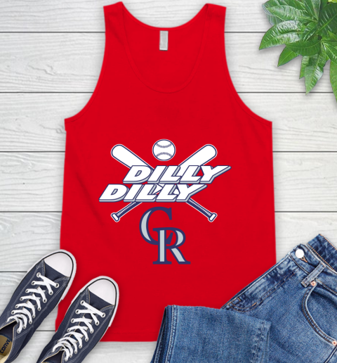 MLB Colorado Rockies Dilly Dilly Baseball Sports Tank Top 6