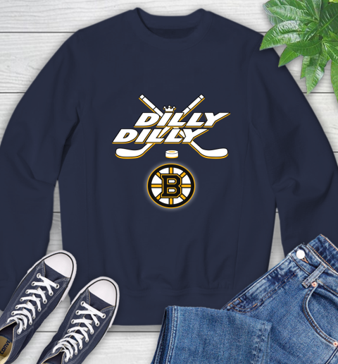 NHL Boston Bruins Dilly Dilly Hockey Sports Sweatshirt 3