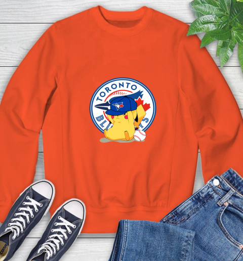MLB Pikachu Baseball Sports Toronto Blue Jays Sweatshirt 4