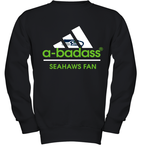 A Badass Seattle Seahawks Mashup Adidas NFL Youth Sweatshirt