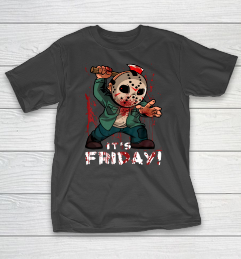 Friday 13th Jason Funny Halloween Horror Graphic Horror Movie T-Shirt
