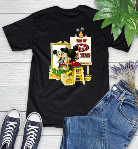 NFL Football San Francisco 49ers Mickey Drawing Shirt 82