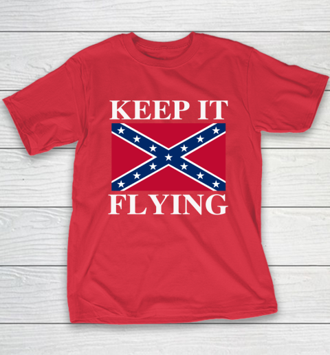 Keep It Flying Confederate Flag Youth T-Shirt 7