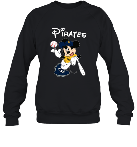 Baseball Mickey Team Pittsburgh Pirates Sweatshirt