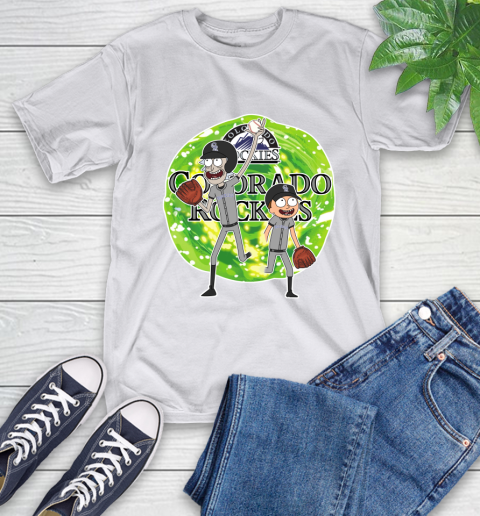 MLB Colorado Rockies Rick And Morty Baseball Sports T-Shirt 12