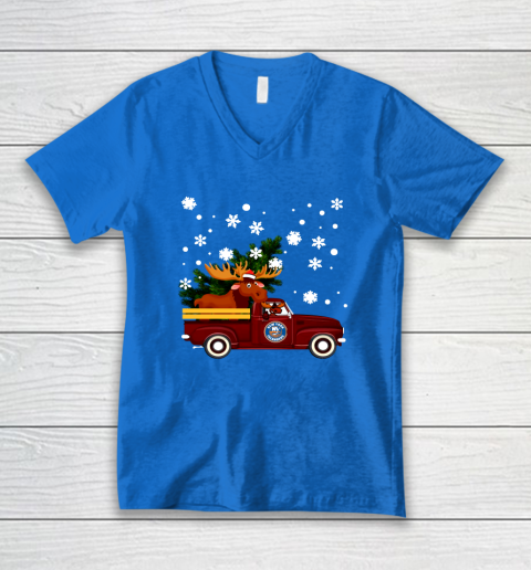 New York Islanders Bring Christmas Home NHL V-Neck T-Shirt 5