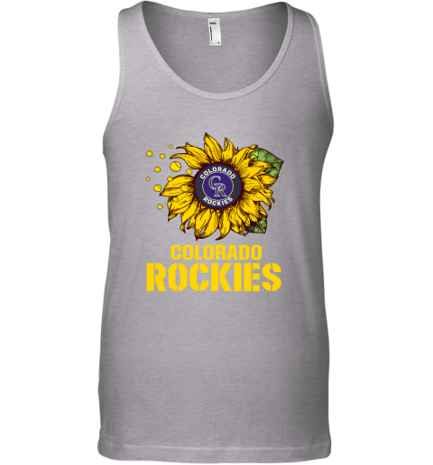Colorado Rockiers Sunflower MLB Baseball Tank Top
