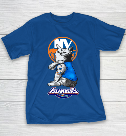NHL My Cat Loves New York Islanders Hockey Youth T-Shirt 6