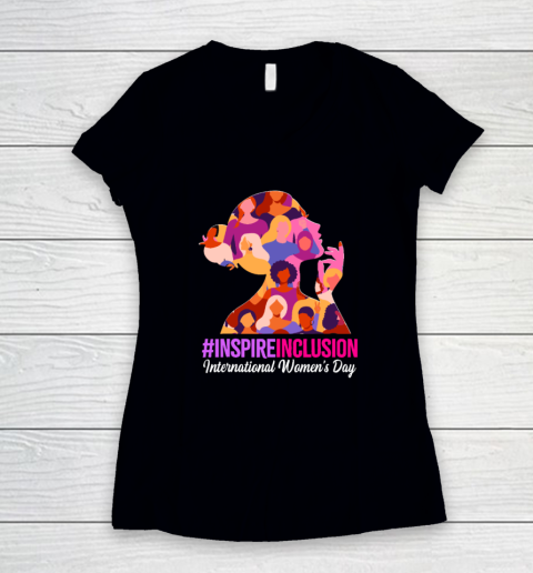 Inspire Inclusion International Women's Day 2024 Women's V-Neck T-Shirt